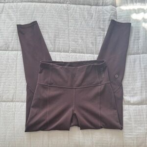 Lululemon X SoulCycle purple workout leggings